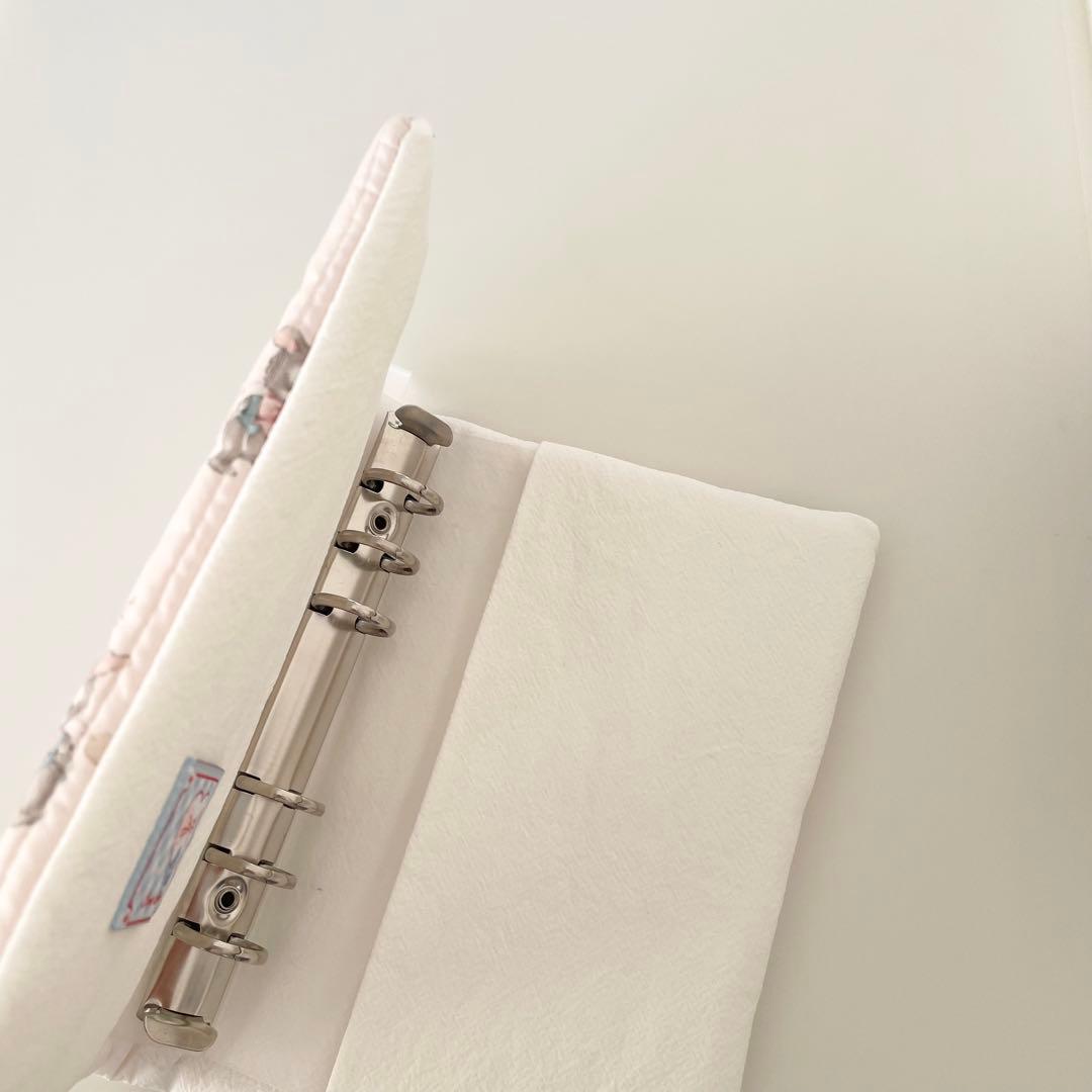 【ラスト1点】早い者勝ち　韓国　バインダー　カバー　貯金　現金管理　うさぎ