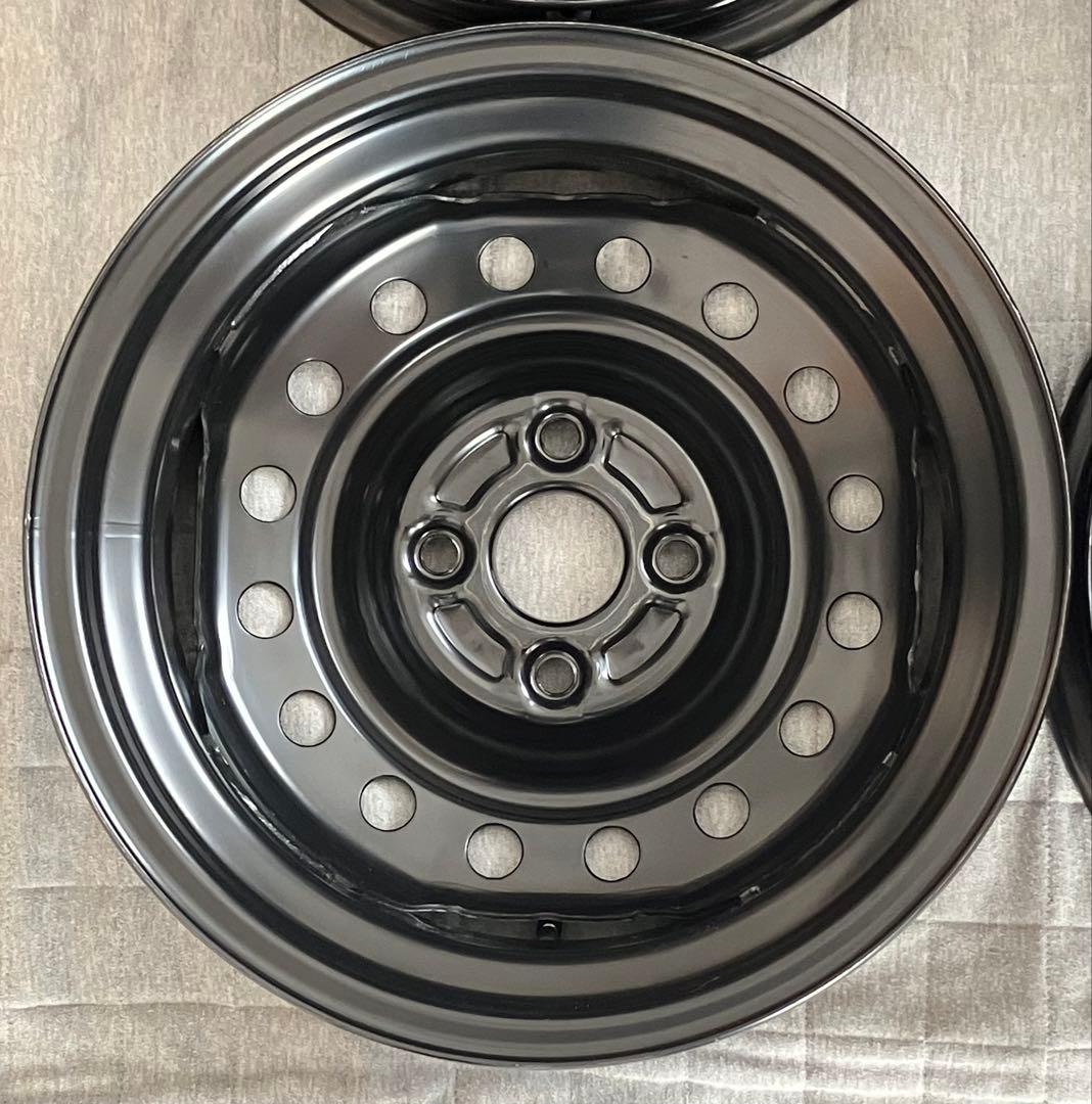 新車外し ダイハツ 純正 14インチ 4本 スチールホイール ミライース ムーヴ