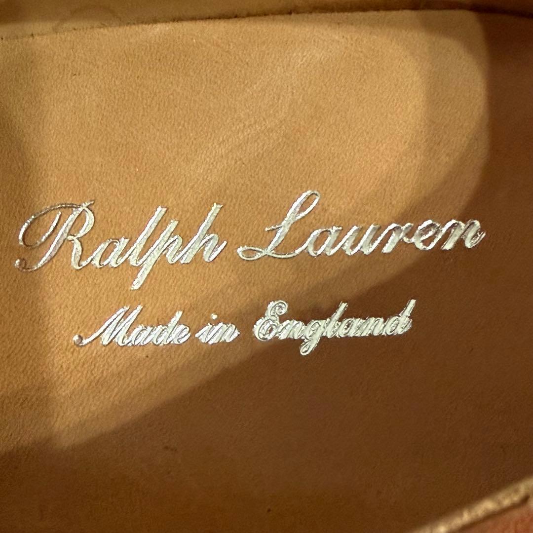 美品　2回使用　英国製 ラルフローレン レザー シューズ 24.0cm 革靴