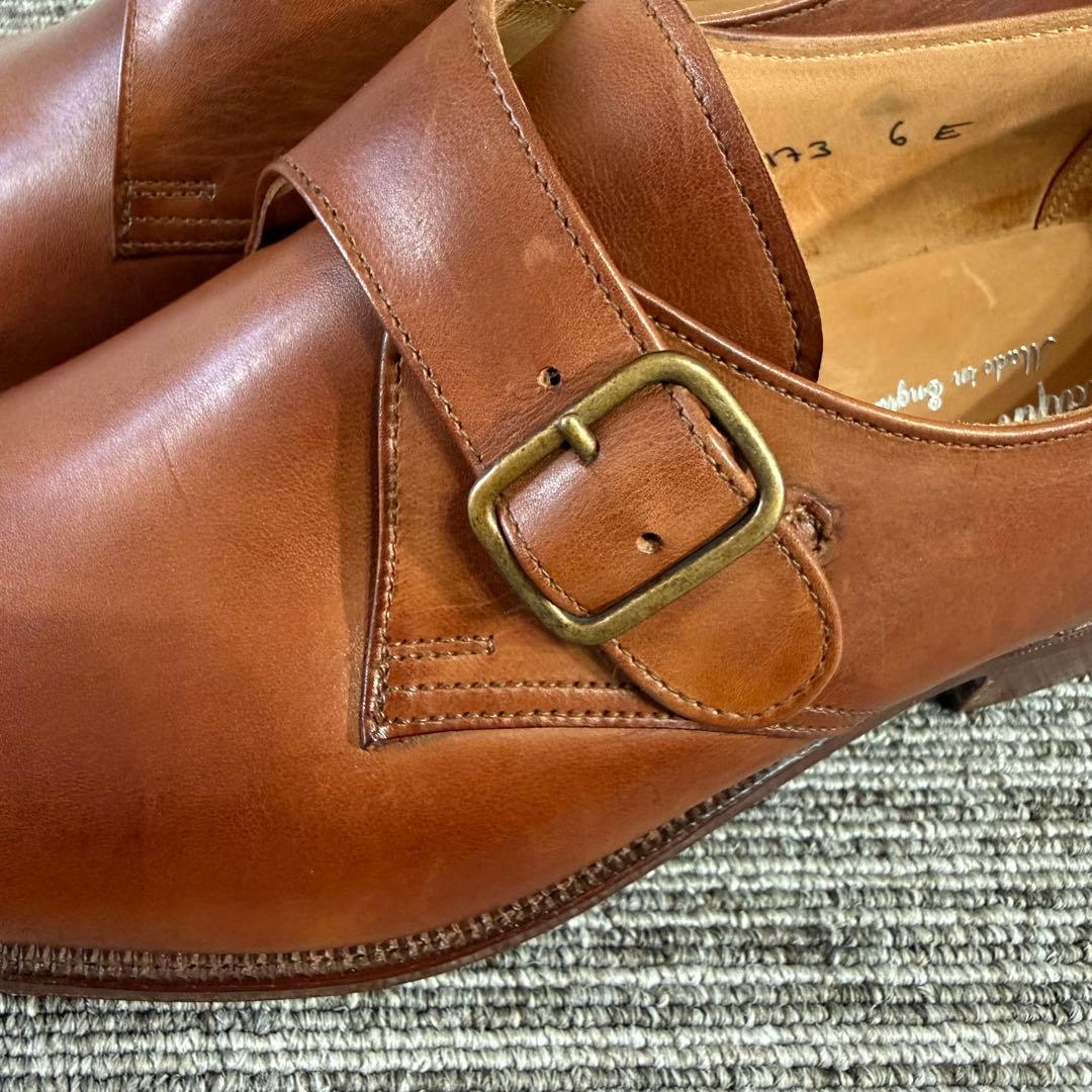 美品　2回使用　英国製 ラルフローレン レザー シューズ 24.0cm 革靴