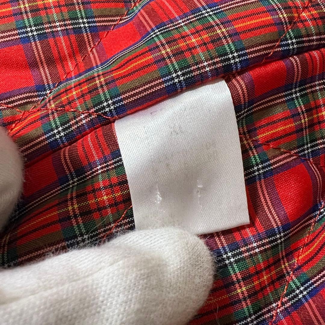 大きめ 美品✨️フレッドペリー Pコート 裏地 総柄 チェック XLダークネイビー