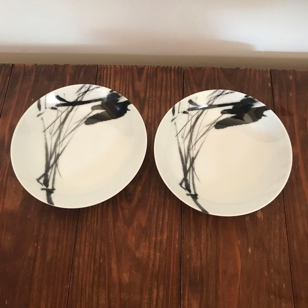 【希少】ISETAN ノリタケ 墨絵　内山雨海　皿　5枚セット