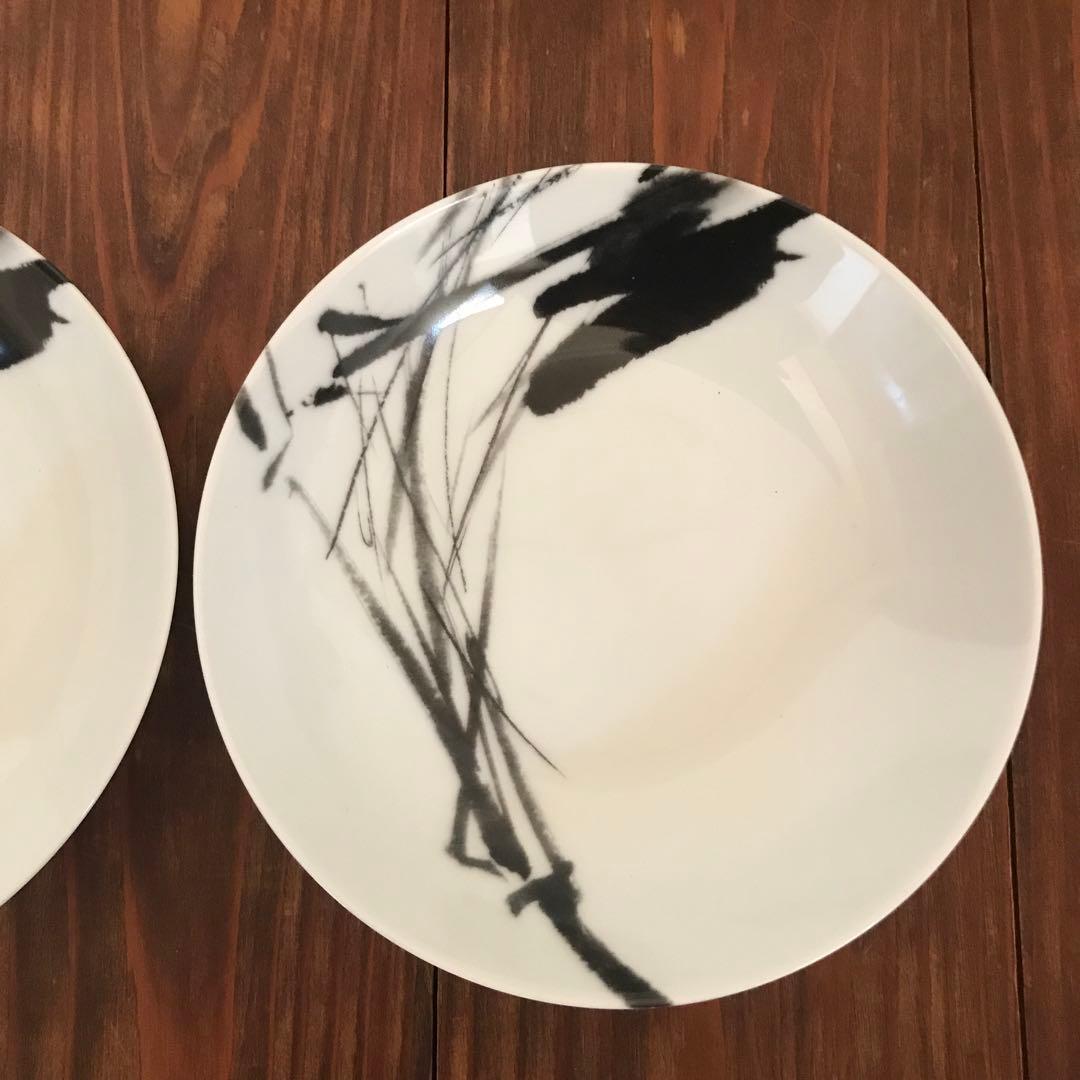 【希少】ISETAN ノリタケ 墨絵　内山雨海　皿　5枚セット