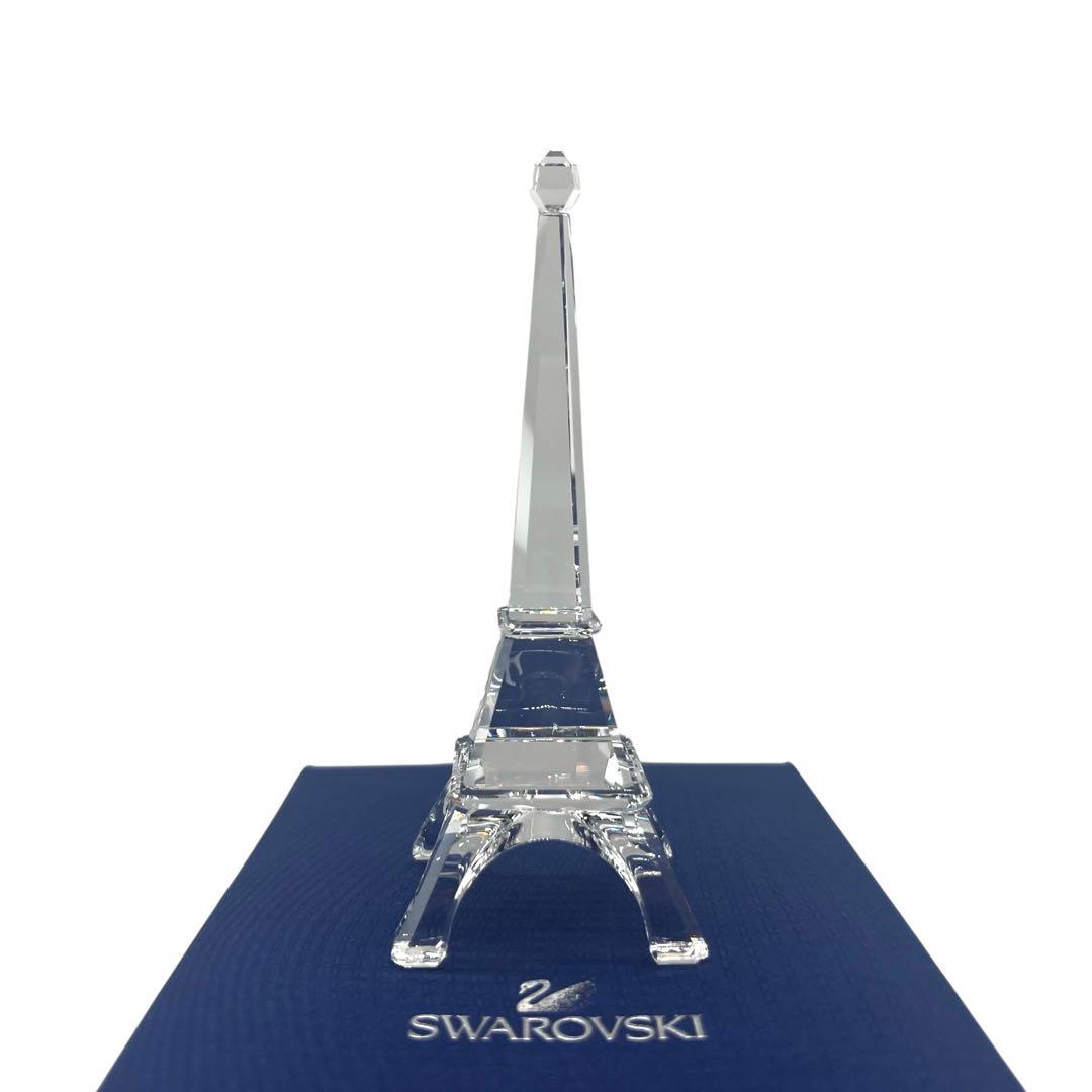 極美品✨SWAROVSKI エッフェル塔　クリスタルフィギュア　箱付き