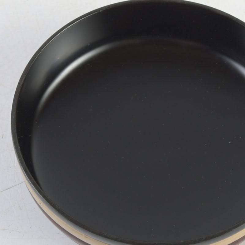 茶道具　輪島塗　高橋朝也 (二代 金浦)　独楽塗　茶器　棗　共箱　V　9567