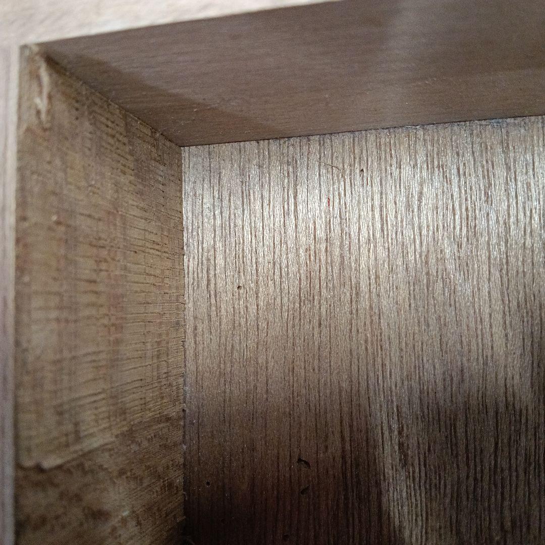 木製キャビネット　昭和レトロ・指物細工・アンティーク・7段