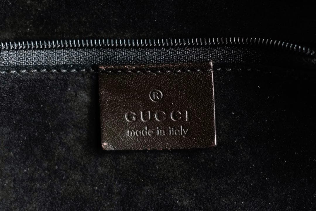 バッグ GUCCI Tom Ford Suede Leather Bucket Bag