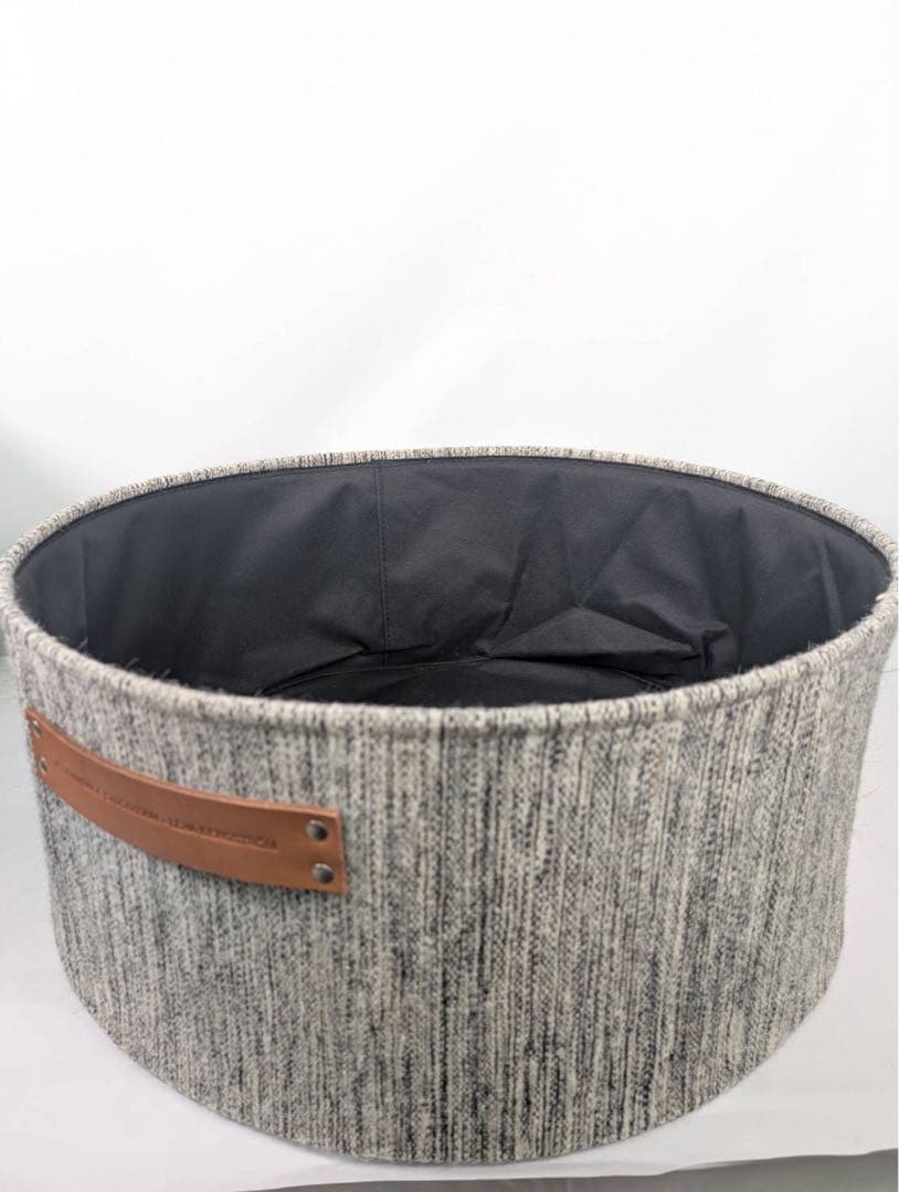 【美品】DESIGN HOUSE ビョークスツール　革ハンドル　 グレー