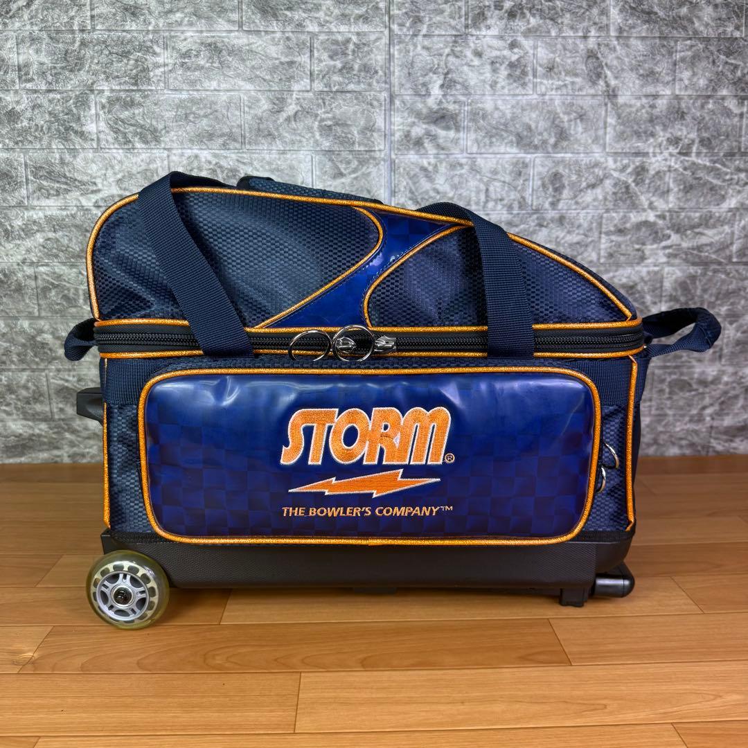【美品】STORM 2ボールキャリーバッグ　ボウリングバッグ