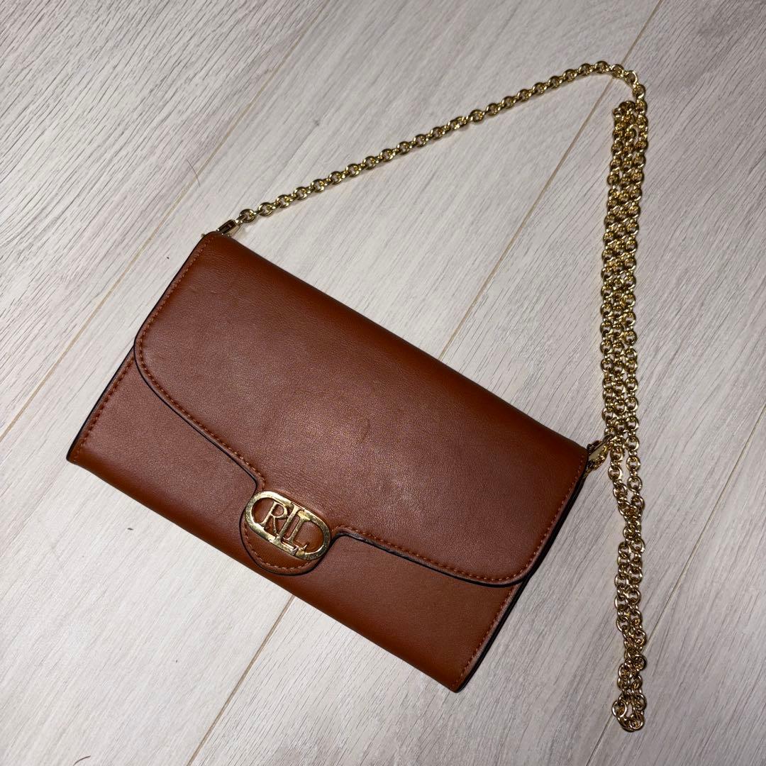 極美品！お財布 ショルダーバッグ チェーン ラルフローレン
