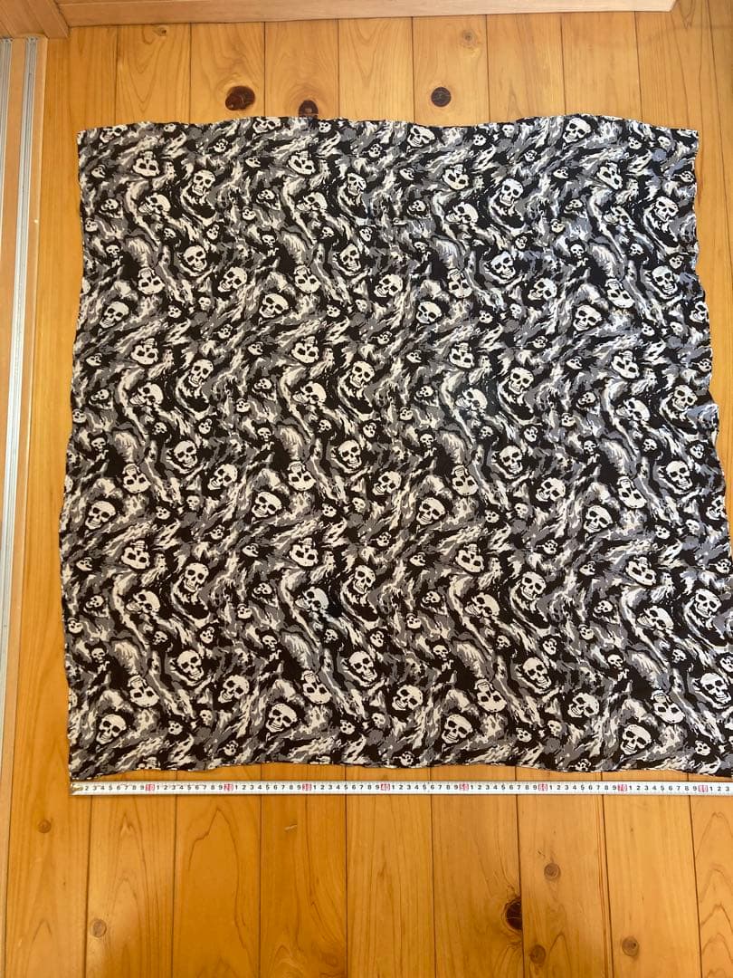 【極美品】ナンバーナインnumbernineドクロスカルストールバンダナスカーフ