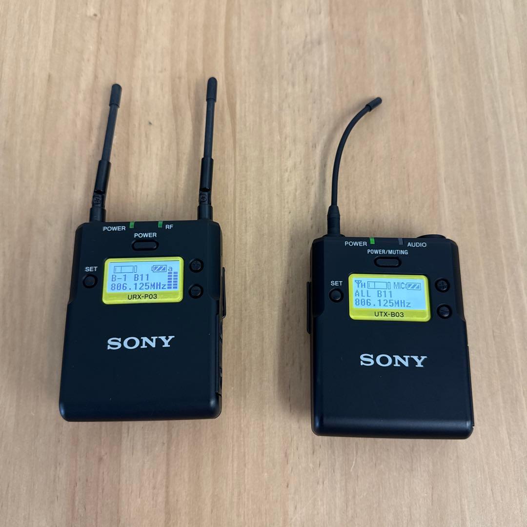 【動作確認済】SONY UWP-D11 ワイヤレスマイクシステム