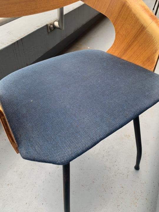 60'S UK or Euro Vintage アイアンレッグ ダイニングチェア