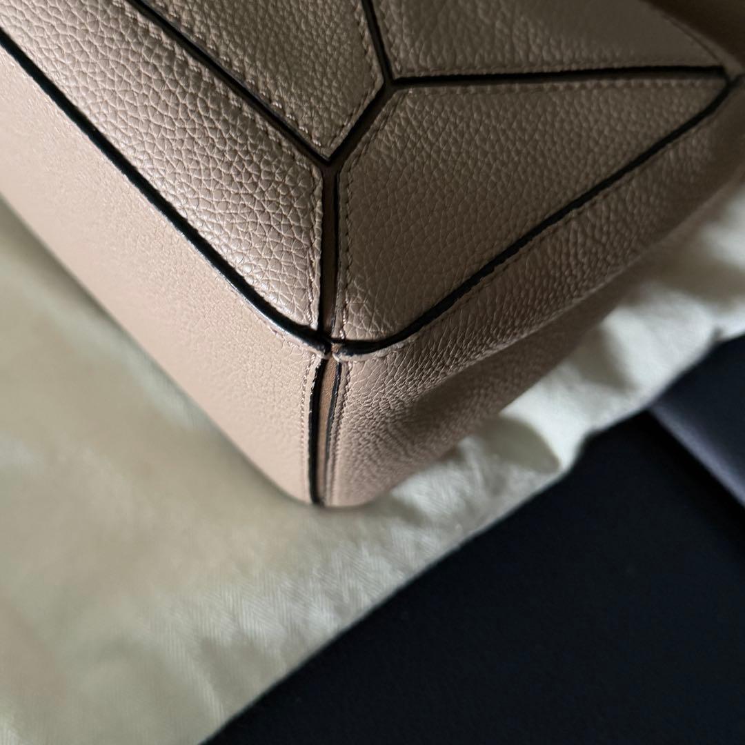 ロエベ パズルバッグ スモール サンド ソフトグレインカーフ ショルダーバッグ