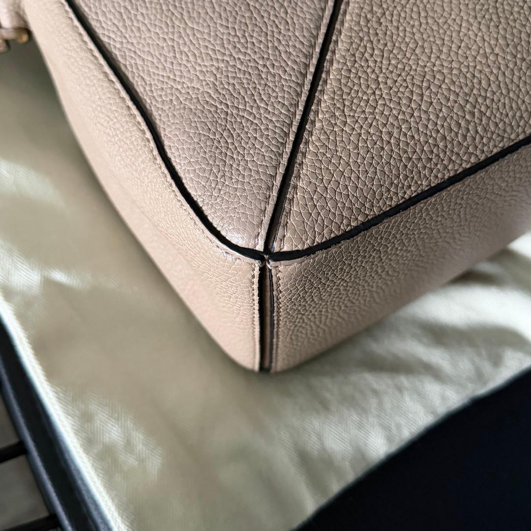 ロエベ パズルバッグ スモール サンド ソフトグレインカーフ ショルダーバッグ