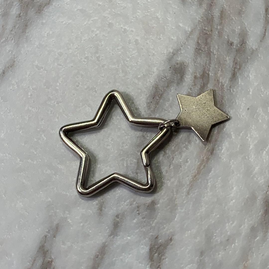 ティファニー キーリング シルバー925 刻印 スター 星 キーホルダー