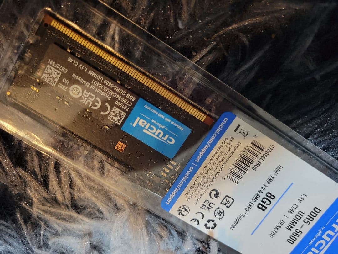 Crucial DDR5-5600 8GB メモリ