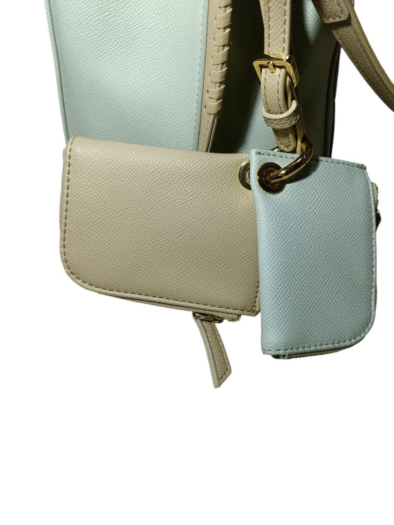 【新品未使用】サマンサタバサ　ウィンド サマタバトート(小) 　合皮　ミント