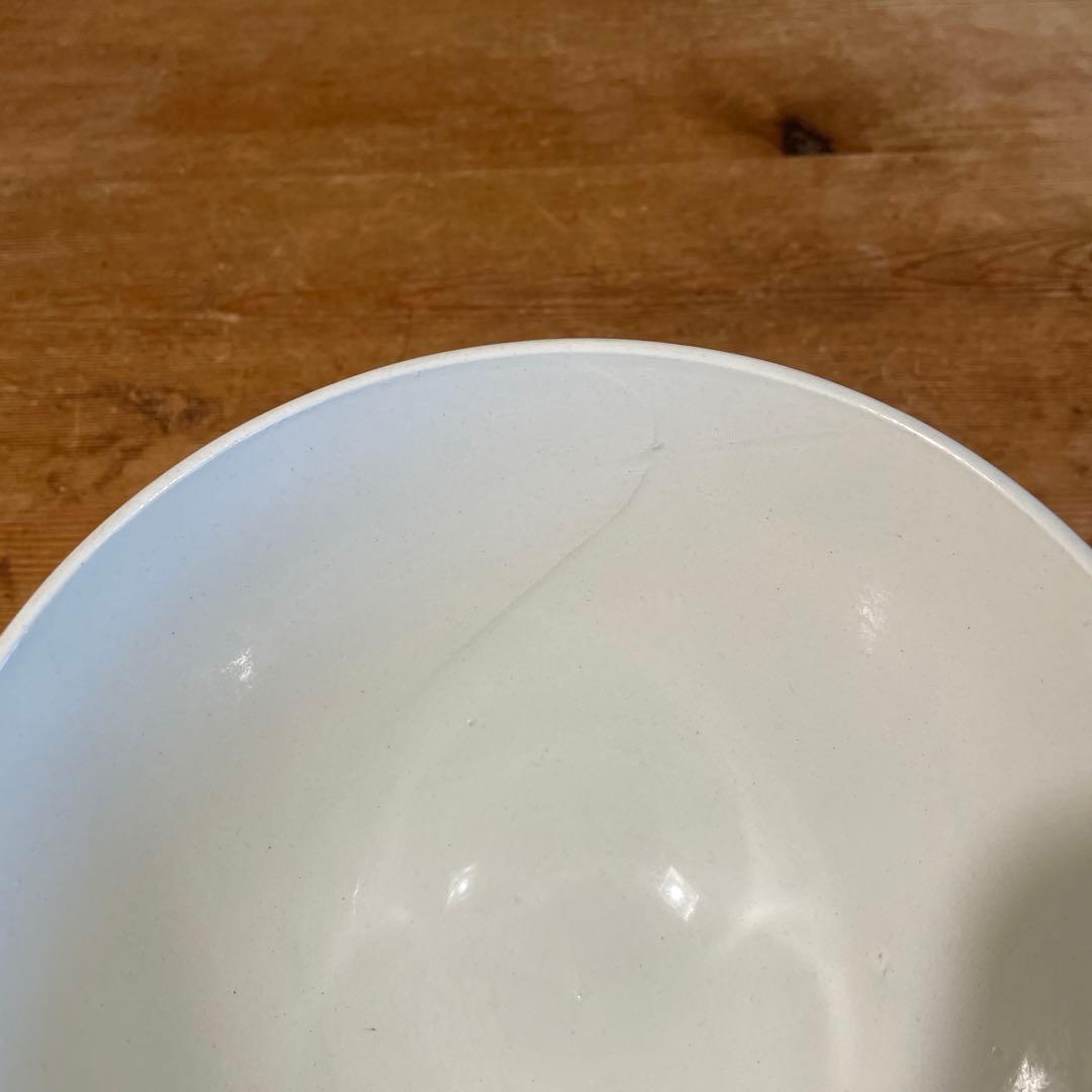 美品　アンティークモロッコ柄　レース柄　カフェオレボウル