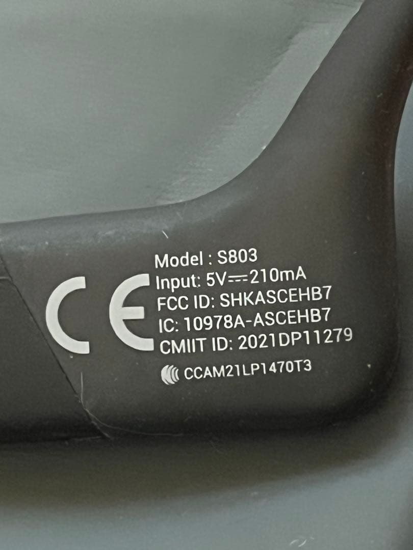 Shokz OpenRun Mini 骨伝導イヤホン ブラック