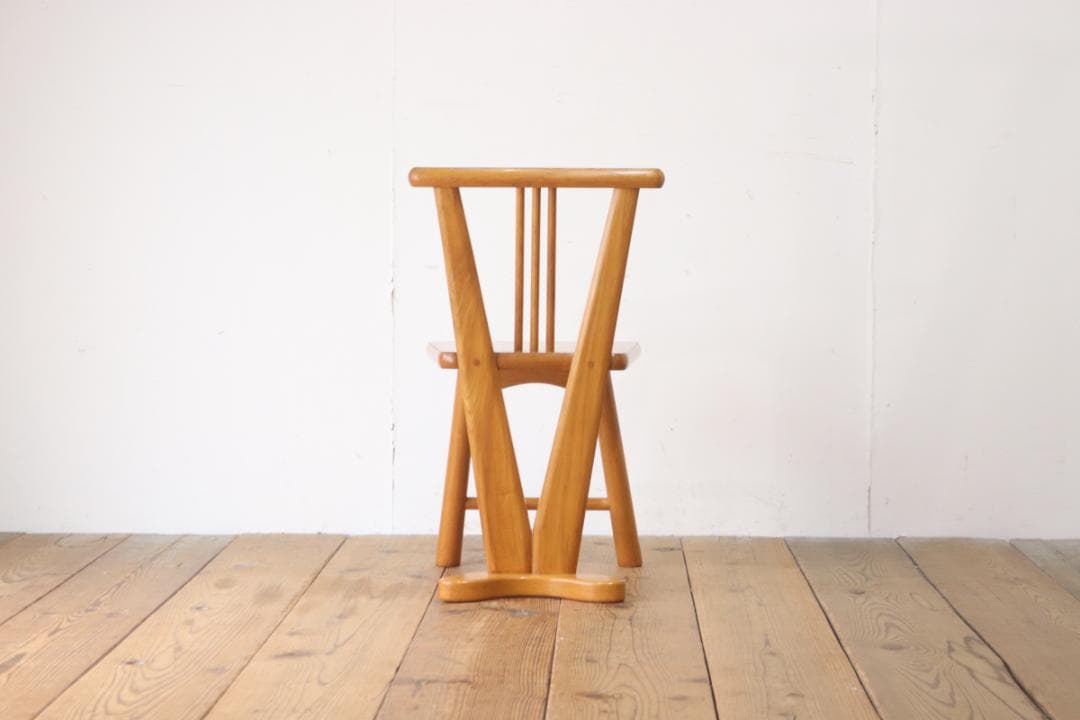 ヴィンテージ ダイニングチェア 椅子 低座 オーク材 ナチュラル