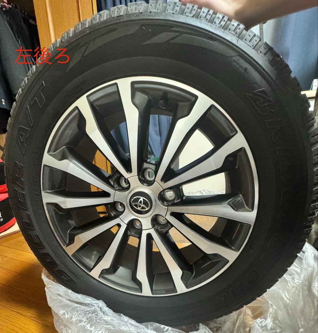 プラド150後期純正19インチホイール+ナット付き　4本セット