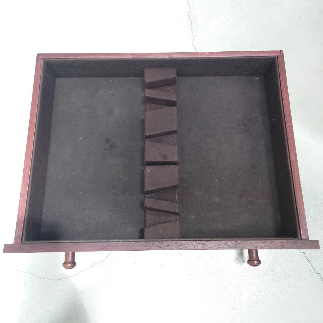 希少 クリストフル 木製 4段収納チェスト ボックス 引き出し