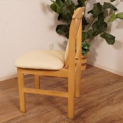 2脚セット【新品】ダイニングチェア　シンプル　ナチュラル　アウトレット