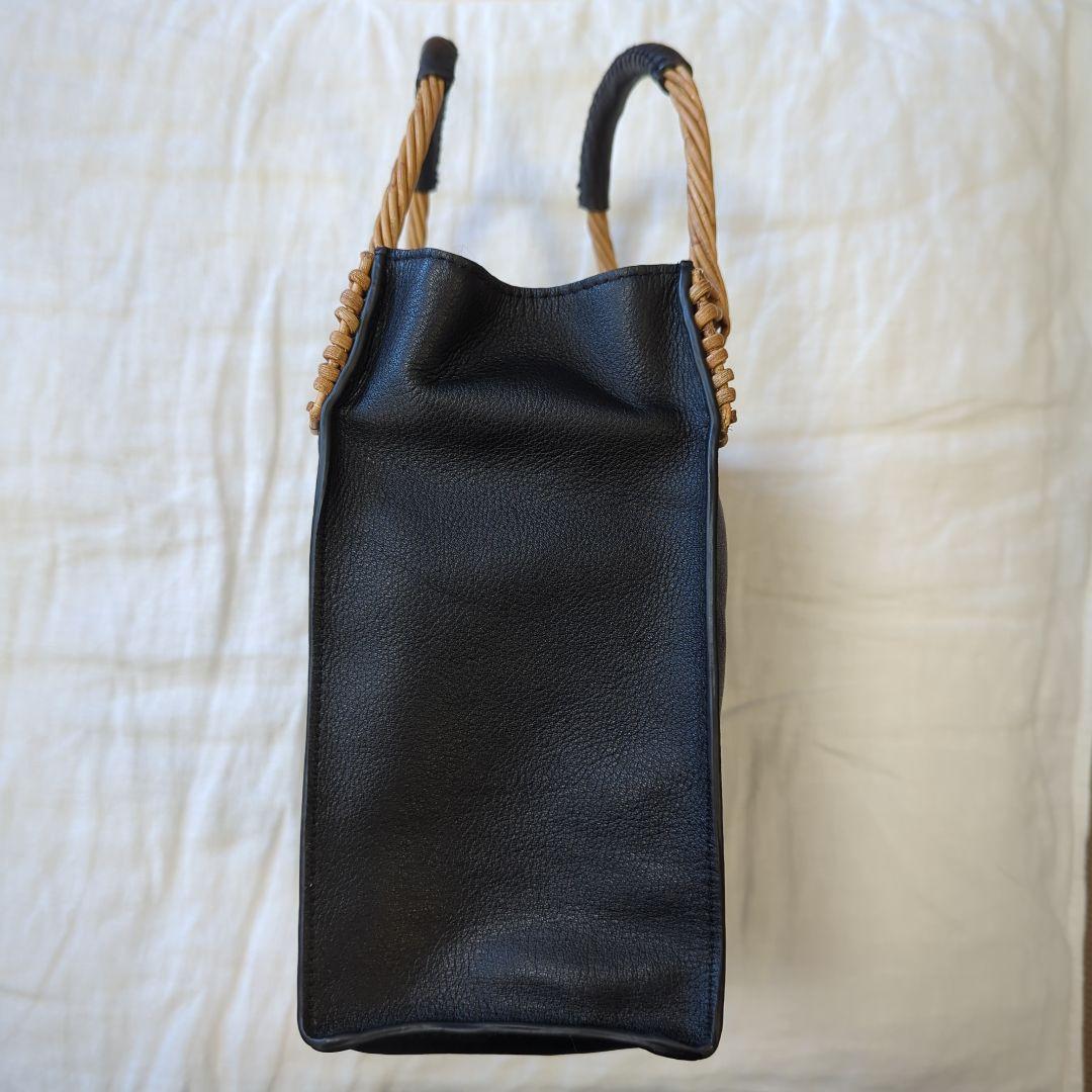 タイドウェイ　レザーかごバッグ