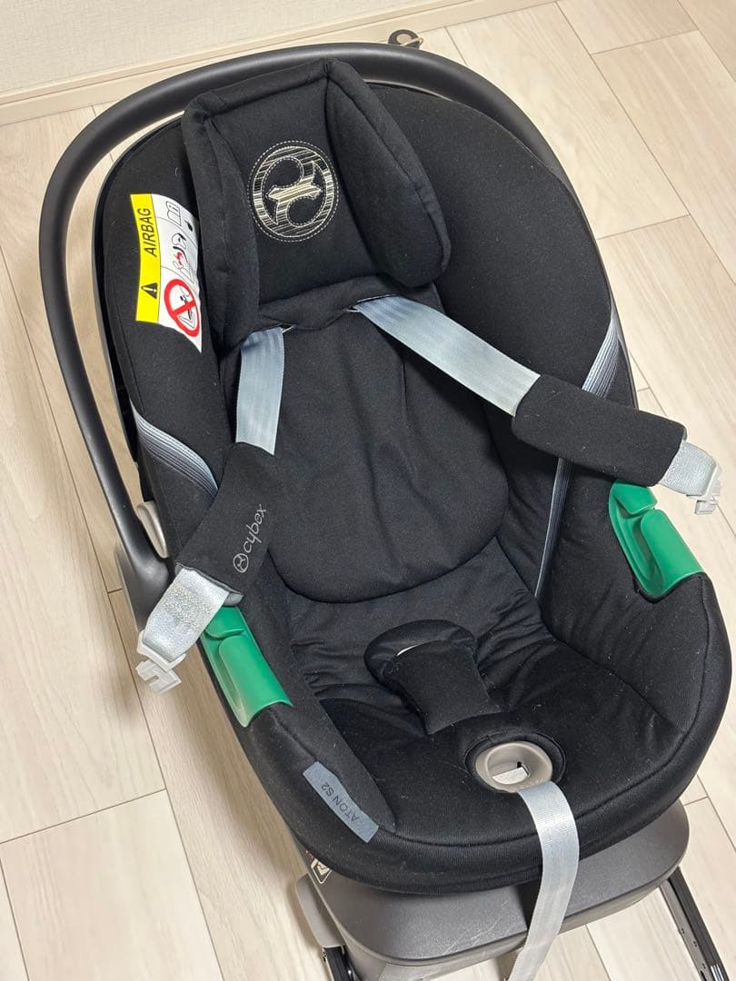 Cybex ATON S2 ＋新生児インレイ＋ベースワン メリオカーボンアダプタ