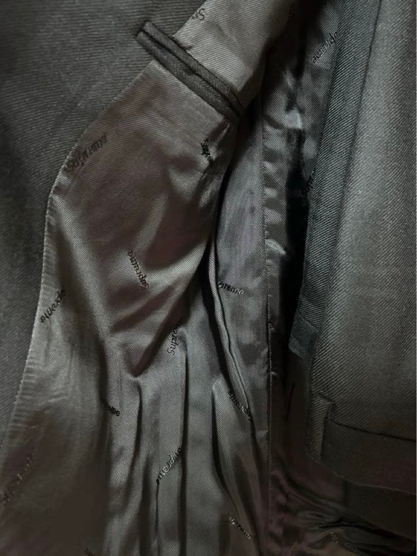 スーツ 22SS Supreme Tartan Wool Suit Black S 30