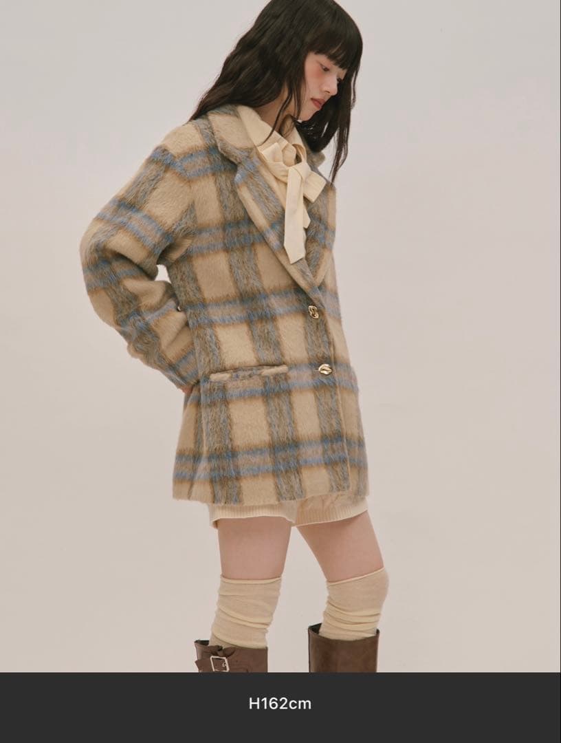 loin nuitシャギーコート