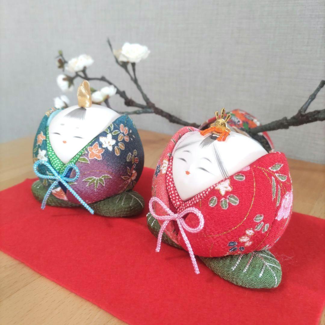 木目込人形❀ひな祭り❀ ひな人形 2体セット