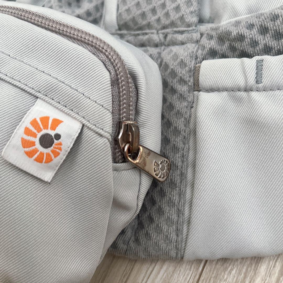 【美品】エルゴベビー オムニ ブリーズ パールグレー