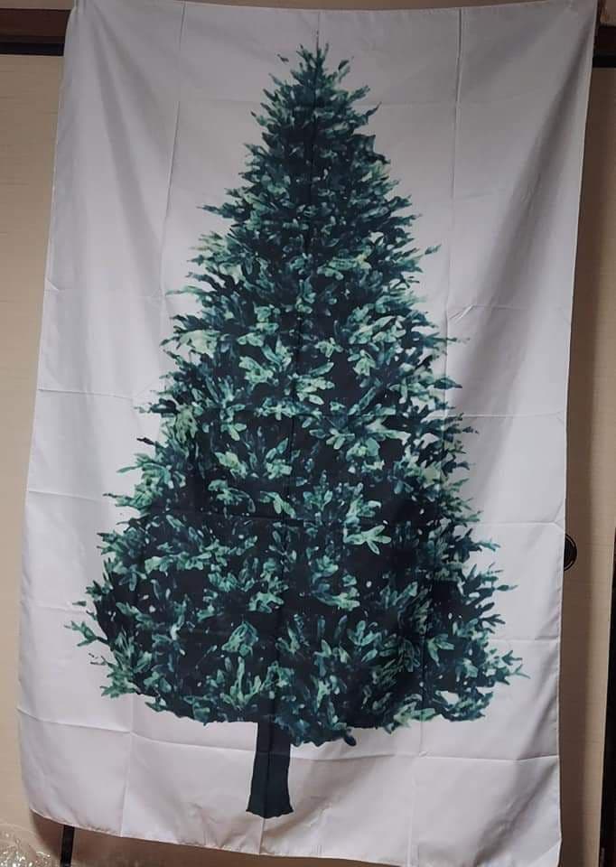 クリスマスツリー タペストリー 装飾 壁掛け 飾り 布 SNS映え イベント