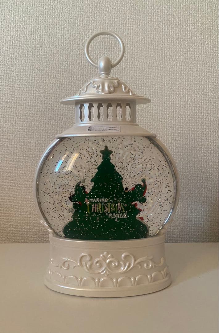 ディズニーストア ミッキー ミニー スノードーム クリスマス 2024