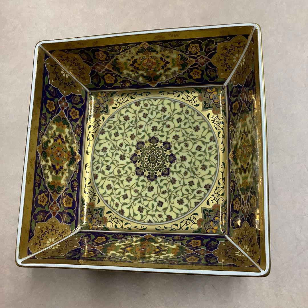 前畑陶器 庫山窯 金襴更紗 角盛鉢 小皿 有田焼 まとめて6点