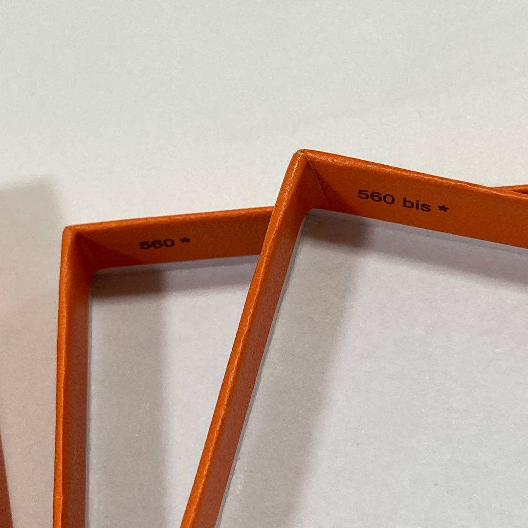 美品　エルメス　アクセサリー入れ　保存袋　空箱　2個セット　ミニサイズ