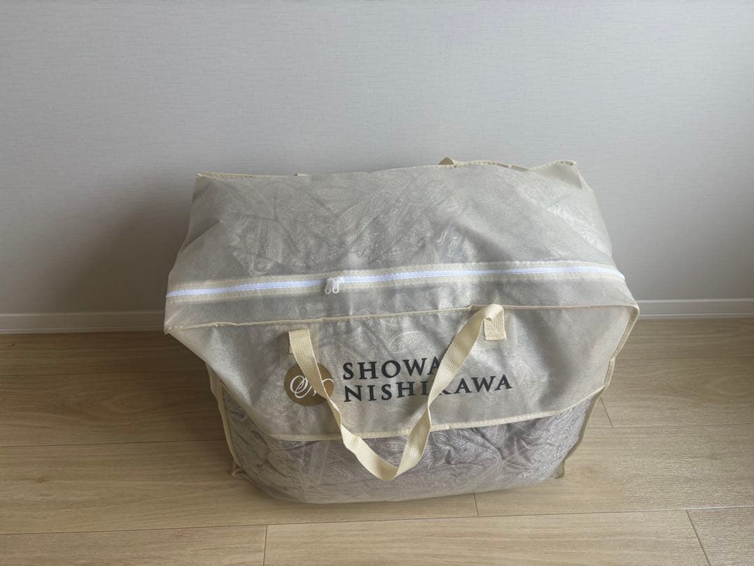 昭和西川 羽毛掛けふとん　ダウン90% フェザー10% 150cm×210cm