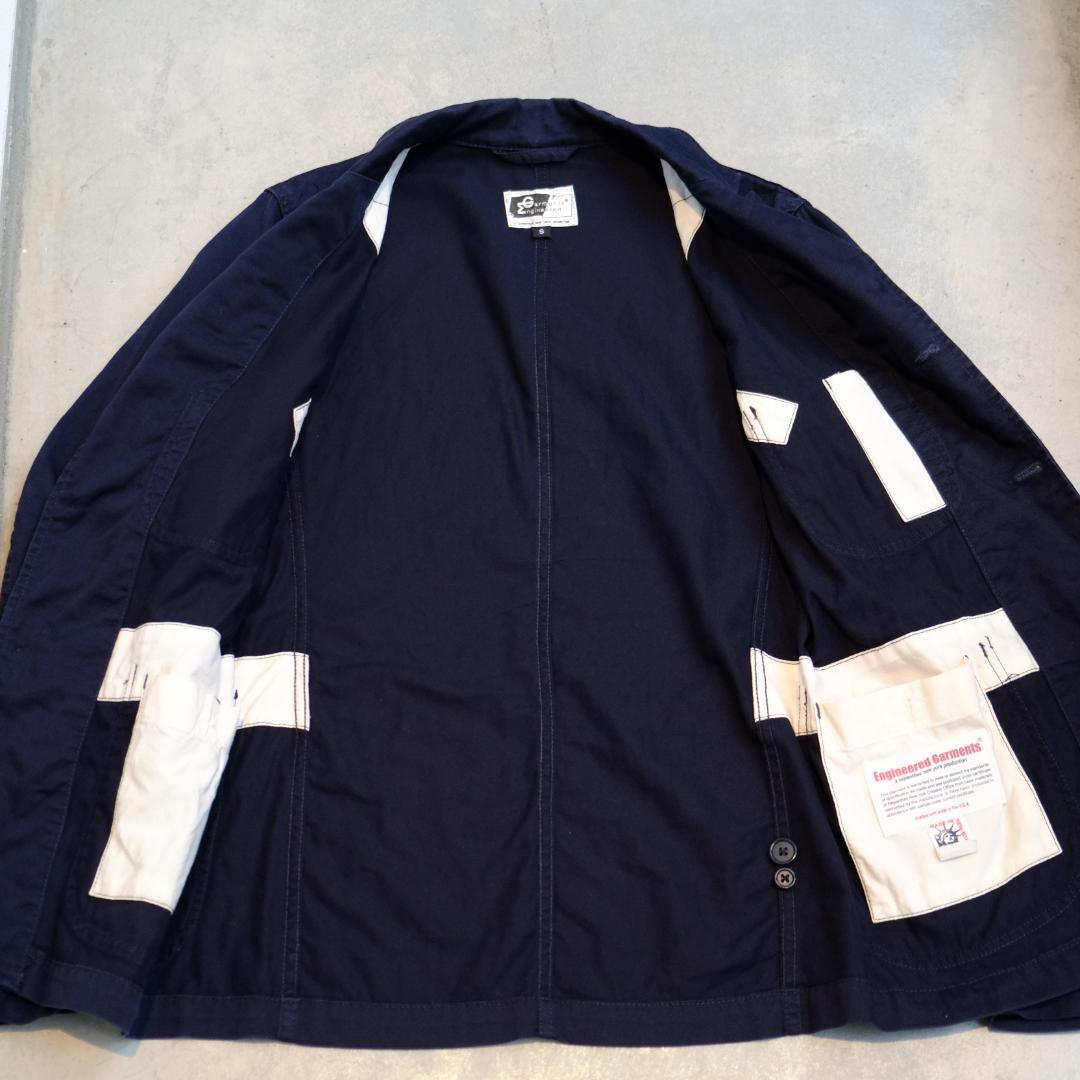 【名作】Engineered Garments コットンセットアップ ネイビー