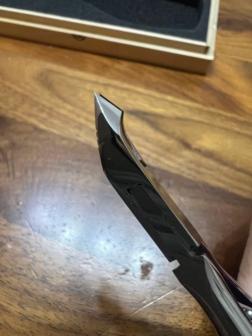 美品:未使用　HIKARI ニッパー　木製ボックス付き