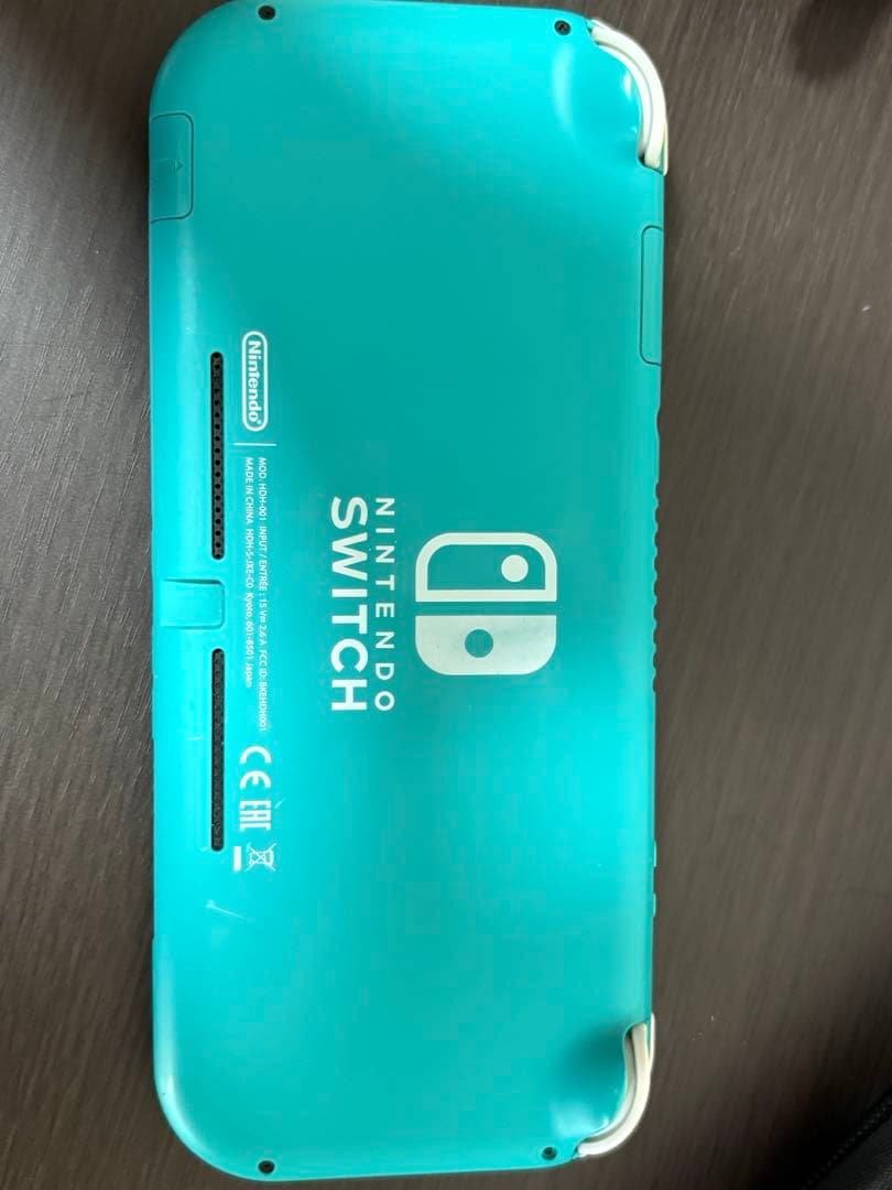 Switch Lite ターコイズ+正規充電器+ケース