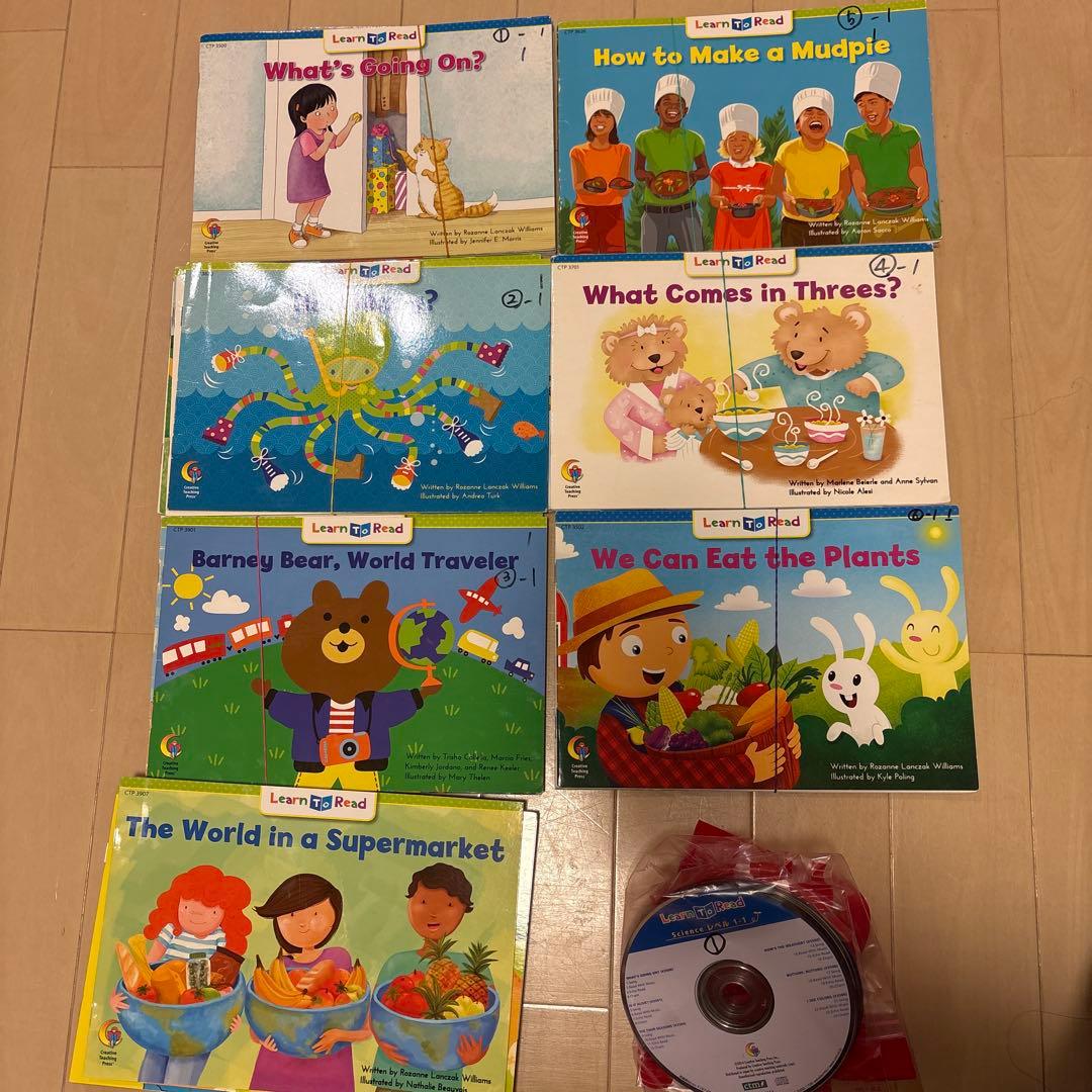 CTP レベル1 Learn to Read 絵本48冊　CD8枚セット