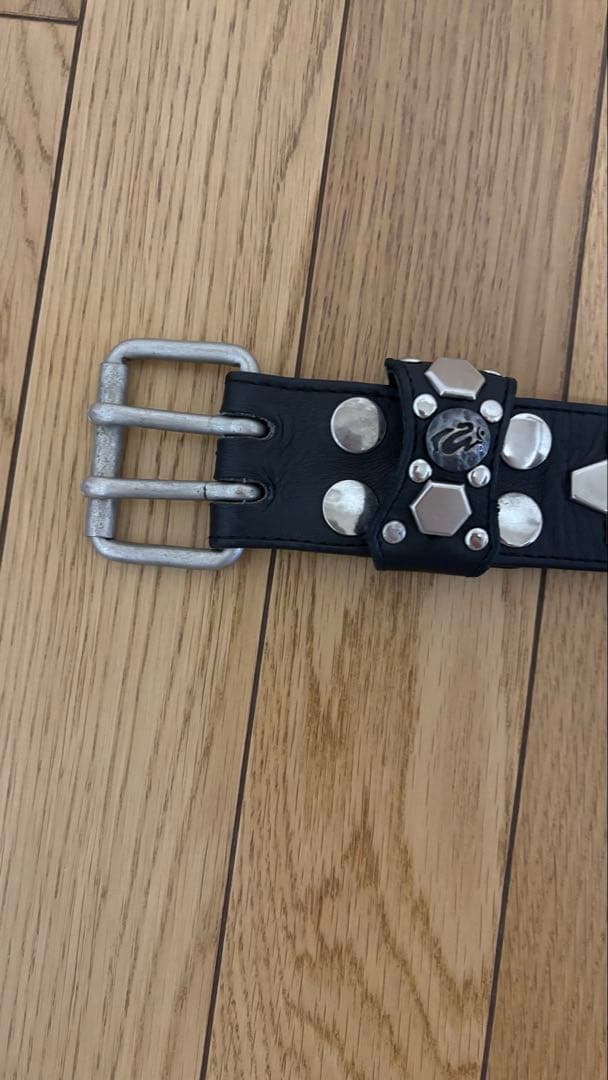 バッグ Kmrii hip bag CRAZY SILVER STUDDED