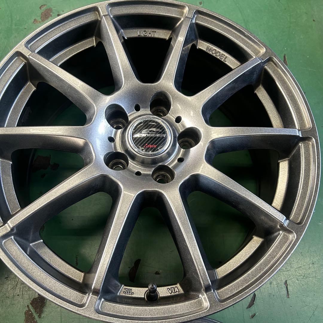 中古アルミ17X7.0　シュナイダー　カローラクロス、アルファード等5穴車用