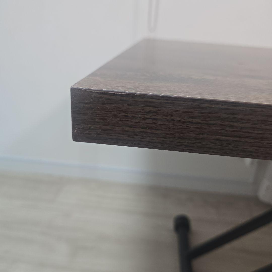 ガス圧昇降テーブル　無段階調整　ダイニングテーブル　高さ調節可能