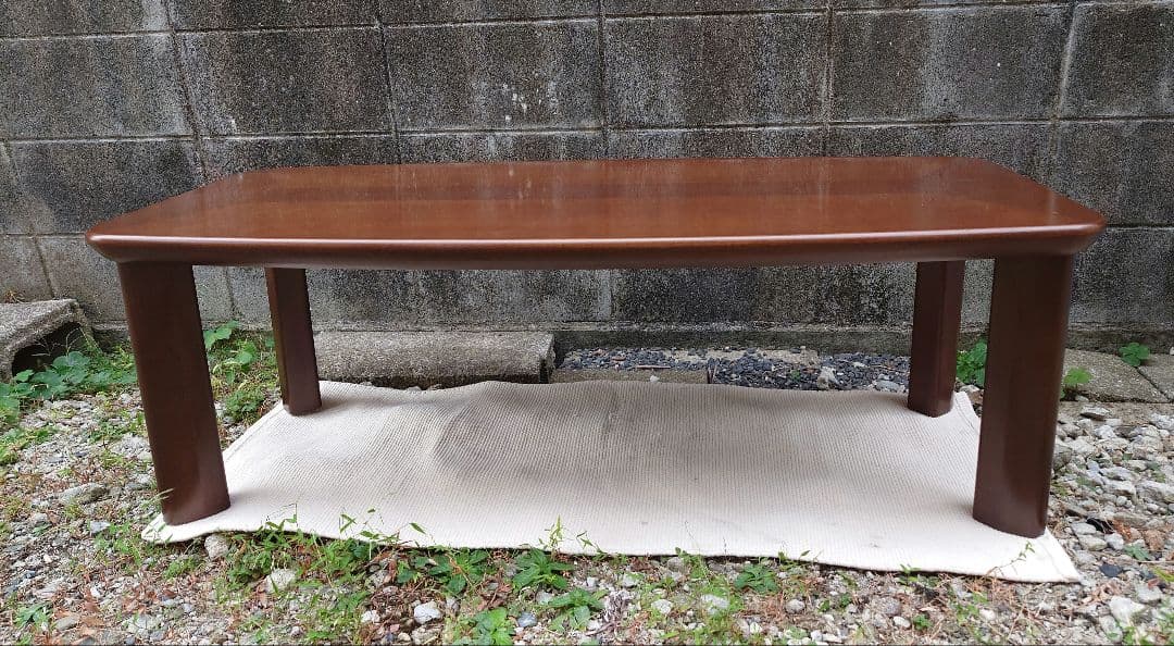 天然木 テーブル 冨士ファニチア 机 卓袱台 ちゃぶ台 センターテーブル 無垢