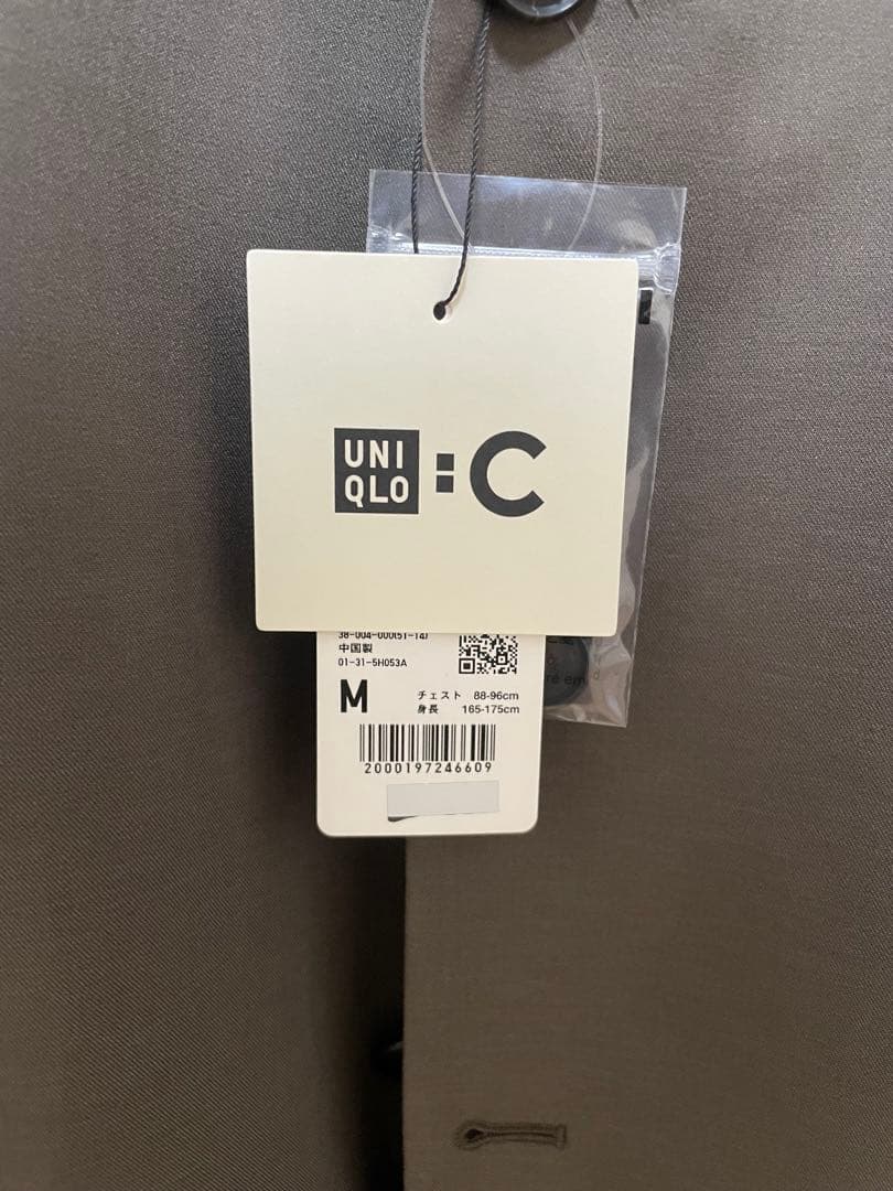 ユニクロC 感動ジャケット ダークブラウン M 新品