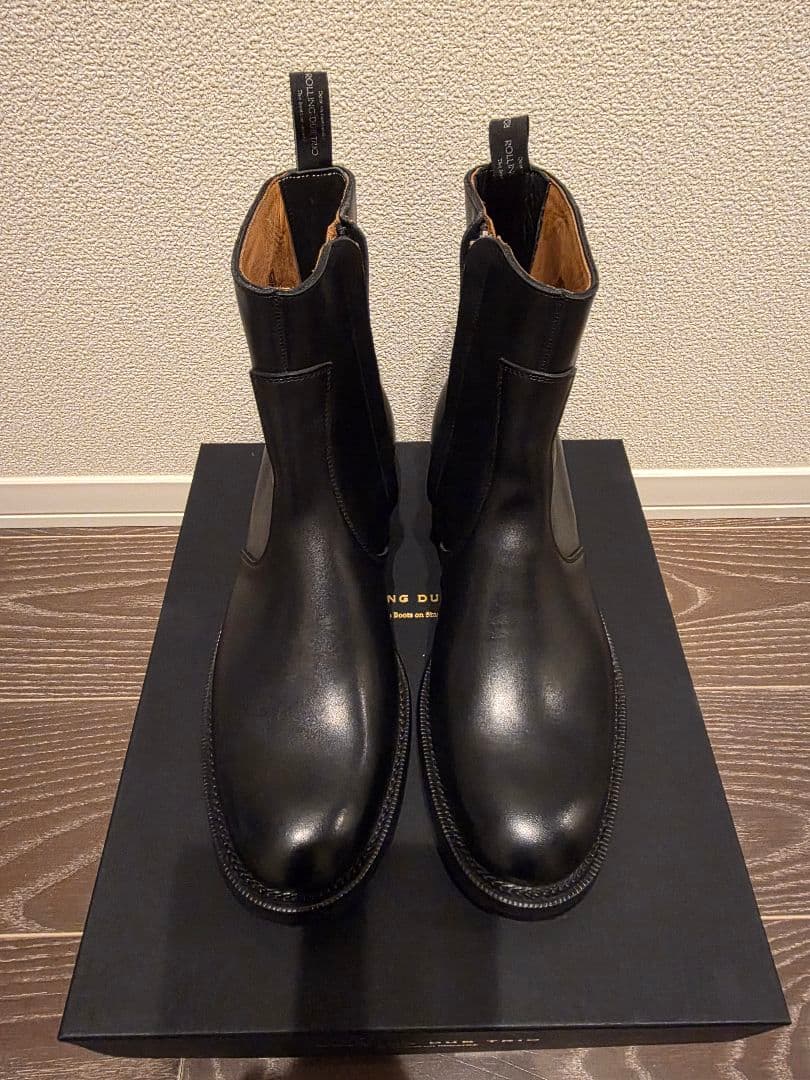 ローリングダブトリオ　GLEANERS ZIP Box Calf　26cm