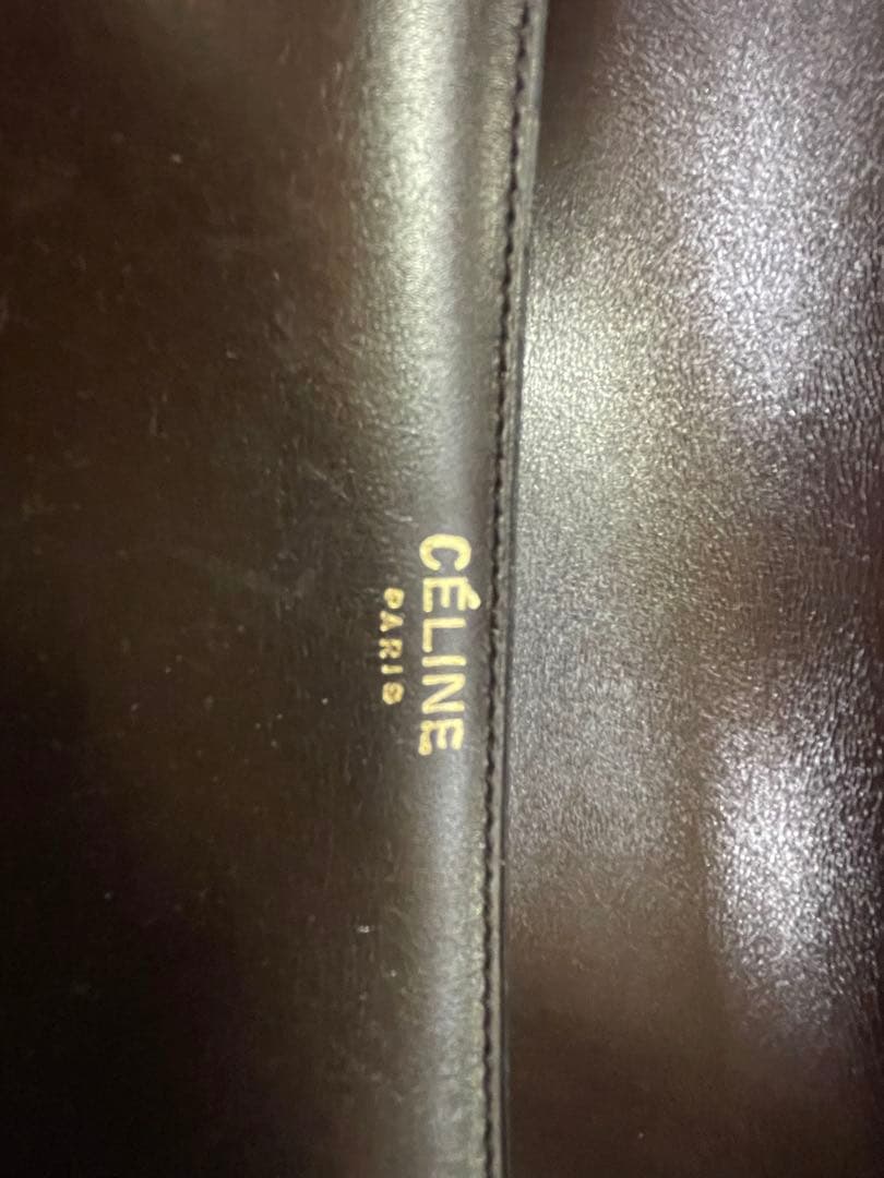 セリーヌ CELINE ホースビット レザー ショルダーバッグ ヴィンテージ